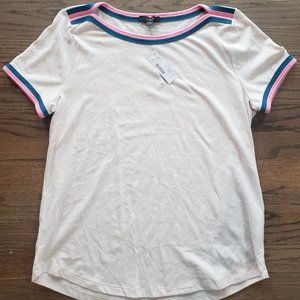 NWT J. Crew Boatneck Tee